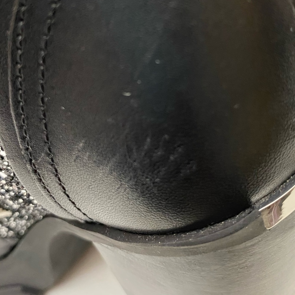 Michael Kors Ridley Lug- Sole Glitter Combat Boots Women’s Size 6M. - Picture 10 of 11